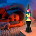 Miniatyrbillede 3 af 5: Party Town - Sort lavalampe | Sengelampe til børn | Lava lampe | Ambiance Lampe | Lavalampe til børn | Svart