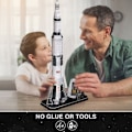 Miniatyrbillede 6 af 6: 3D-puslespil Apollo Saturn V Rocket, 3D-puslespil til børn | Model til at bygge voksen, gave til 8-årig dreng, modeller og modellering