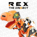 Miniatyrbillede 3 af 5: Xtrem Bots - T Rex Dinobot, Dinosaur Robot Toy, Programmerbar Dinosaur Robot, Children's Robot, Tyrannosaurus og Giant Robot