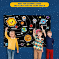Miniatyrbild 5 av 6: Astronomi | Montessori-leksak med figurer | Big Minds - Upptäck solsystemet barn |