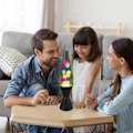 Miniatyrbild 4 av 5: Party Town - Black Lava Lamp | Sänglampa för barn | Lava lampa | Ambiance Lampa | Lavalampa för barn | Svart