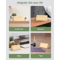 Miniatyrbild 5 av 5: Trädigital väckarklocka, digital klocka med snooze/datum/temper