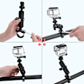 Miniatyrbild 4 av 5: GoPro-kamera cykel/motorcykelhållare, universell 360 graders session