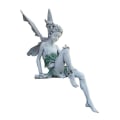 Miniatyrbillede 1 af 5: 1 stk. Siddende fe-statue, harpikshaveornament håndværk landskabspleje