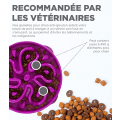 Miniatyrbillede 2 af 5: Anti-glutton langsom foder skål til hunde - størrelse L/regular - lilla