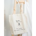 Miniatyrbilde 5 av 5: 1 stk lerrets tote bag, skuldertaske med unikt trykk, gjenbrukbar