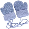 Miniatyrbild 4 av 5: 0-3 år baby termiska handskar vinter höst tjocka vantar stickade