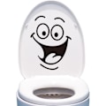 Miniatyrbillede 1 af 5: 6 ark Toilet Stickers, Happy Face, Toilet Lid Stickers, Toilet