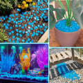 Miniatyrbilde 2 av 5: 300 stykker luminescerende steiner, dekorative steiner for blomsterpotter,