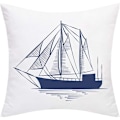Miniatyrbild 5 av 5: Set med 4 nautiska kuddfodral - Ankare - Navigation - Kompass