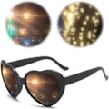 Miniatyrbillede 1 af 5: 3D-hjertebriller, hjertebrilleeffekt, specialeffektbriller, H