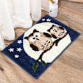 Miniatyrbild 1 av 3: Badrumsmattor, badrumsmattor, supermjuk mikrofiber, superabsorberande, halkfri, maskintvättbar, 50 * 80cm
