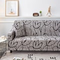 Miniatyrbild 2 av 3: Soffaöverdrag Set Soffa Vattentät Elastisk Anti-Damm Soffa Överdrag Soffa Fodral Kudde Soffa Matta Skydd 180-235 cm