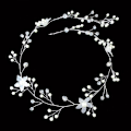 Miniatyrbild 1 av 2: Pärl Strass Bröllopshårband Bröllopshårtillbehör Brudfrisyr Hårremsa Hårtillbehör Hårremsa