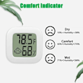 Miniatyrbillede 5 af 5: 5 stk. Mini bærbar LCD termometer hygrometer indendørs temperatur