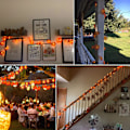 Miniatyrbilde 2 av 3: Halloween-dekorasjoner lønneblad fe lys hagebelysning utendørsbelysning høstgirlander fe lys juledekorasjoner *2