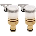 Miniatyrbilde 1 av 5: Universal baderomskran til hageslange adapter, 1/2 tommer og 3/4 tommer