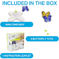 Miniatyrbillede 4 af 4: Interaktiv Flutter Bug Cat Butterfly Legetøj med to udskiftninger A