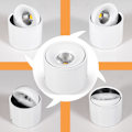 Miniatyrbilde 2 av 5: 15W LED-downlight for tak, justerbar lampehusvinkel, I