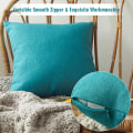 Pikkukuva 3 / 3: 2-osainen tyynynpäällinen vedenpitävä tyynynpäällinen pohjoismainen tyynynpäällinen (harmaa 40*40cm)