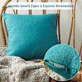 Pikkukuva 3 / 3: 2-osainen tyynynpäällinen vedenpitävä tyynynpäällinen pohjoismainen tyynynpäällinen (harmaa 45*45cm)