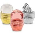 Miniatyrbillede 1 af 5: Folie Cupcake Liners Metallic Muffin Papir Cases Bagekopper Guld
