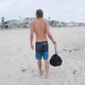 Miniatyrbilde 3 av 5: Badedrakt oppbevaringspose, strand badedrakt oppbevaringspose, dykkerdrakt, su
