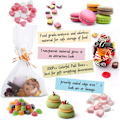 Miniatyrbillede 5 af 5: Candy Bags, 100 stk. 25 x 16 cm Transparent Clear Cellophane Bir