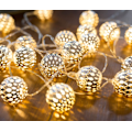 Miniatyrbillede 1 af 5: Marokkanske LED-lyskæder - 3M total længde 20 varmt hvide LED'er |