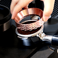 Pikkukuva 5 / 5: Vaaleanpunainen annostelurengas Magneettinen Vältä sotkua Alumiiniseos Espresso Dos