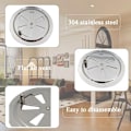 Miniatyrbillede 3 af 4: 1 stk 5 tommer rund luftventilgitter, justerbare ventilationsåbninger, rustfrit stål
