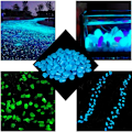 Miniatyrbillede 3 af 5: Glow in The Dark Rocks 100PCS, Glowing Fish Tank Pebbles - Indendørs