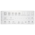 Miniatyrbillede 3 af 5: 4 stk. Universal Bga Stencil Til Mtk Msm Ipad Cpu Ram Pm Power Ic R