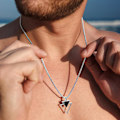 Miniatyrbild 4 av 5: Hänge Halsband för Män - Premium Rostfritt Stål Halsband för Män