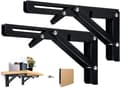 2 st fällbara hyllkonsoler 450 mm fällbara konsoler vägghylla tung