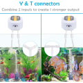 Miniatyrbilde 4 av 5: Akvarium Airline Slangekoblinger Plast Inline Ventil, 40-Stykker