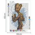 Miniatyrbild 2 av 5: 30*40CM 5D DIY Diamantmålning Kit, Diamantmålning Full 5D Kit