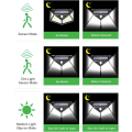 Miniatyrbillede 4 af 5: Udendørs solcellelamper, 100 LED solcellebevægelsessensor sikkerhedslys,