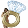 Miniatyrbillede 1 af 5: Oppustelig Diamant Ring Pool Float Sommer Svømmebassin Floats En