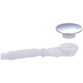 Miniatyrbilde 2 av 5: Hvit dusjrenne 90 mm, ekstra flat, avløpshull for dusjbrett,
