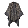 Miniatyrbilde 3 av 4: Kaki Châle femme street classic leopard print quatre saisons voyage