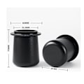 Miniatyrbild 4 av 4: Kaffe pulver mottagande pulver kopp aluminiumlegering 54mm anti-flyin