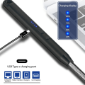Miniatyrbillede 3 af 5: 360° Elektrisk bue lighter USB vindafvisende flammefri plasma tænding