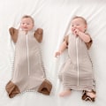 Miniatyrbilde 4 av 4: Baby sovepose, 2-pakning, pustende bærbart teppe Swaddle fo