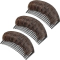Pikkukuva 1 / 5: 3-pakkaus Bun Invisible Wig Clips, Hair Base Bump Bumpy Hair Pad Sty