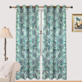 Miniatyrbilde 1 av 4: Bladmønstret polyester blackout gardiner 132*183CM