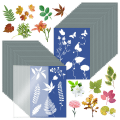 Miniatyrbillede 1 af 4: Cyanotype-papir, 32 ark højfølsomt soltryk Naturtryk
