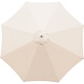 Miniatyrbillede 1 af 3: Reserveparasollovertræk - 8 ribben - 2,7 m - Vandtæt - UV-beskyttelse - Reservebetræk - Beige