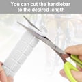 Miniatyrbillede 5 af 5: Par ergonomiske skridsikre bløde gummi cykelstyr (hvide)