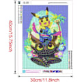 Miniatyrbillede 2 af 5: 30*40CM DIY 5D Digital Diamond Painting Kit Crystal Rhinestone Em